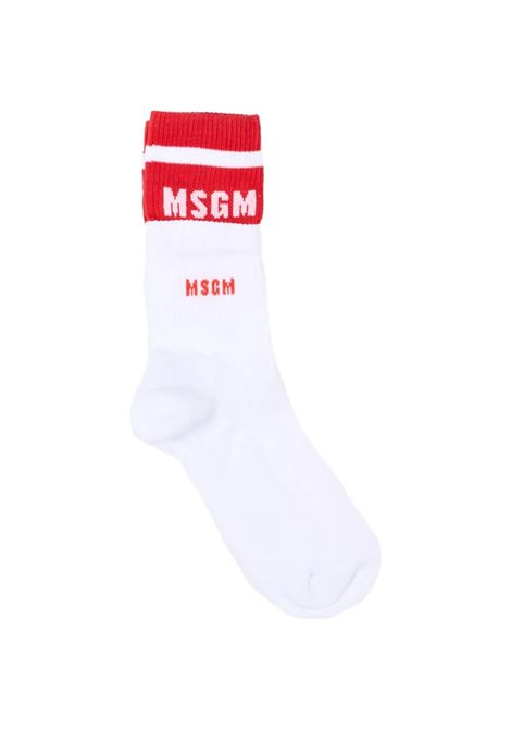 Calzini con logo MSGM KIDS | S6MSJUSO231001/82